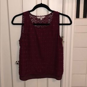 cute maroon summer top